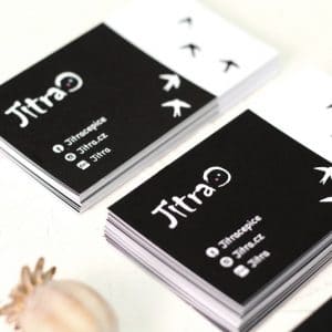 Vizitky obojstranné 9x5cm Papierové visačky - ELART 9